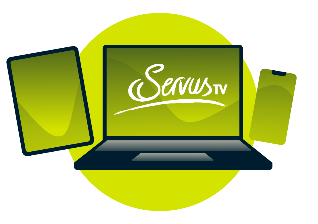 Kijk ServusTV op allerlei apparaten.